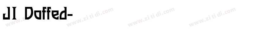 JI Doffed字体转换